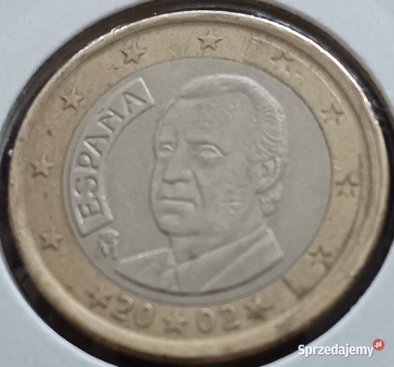 1 Euro Hiszpania 2002 r Konin