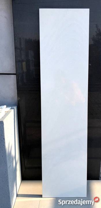 Gres polerowany 20x120 gruby 11 biało szary Łask