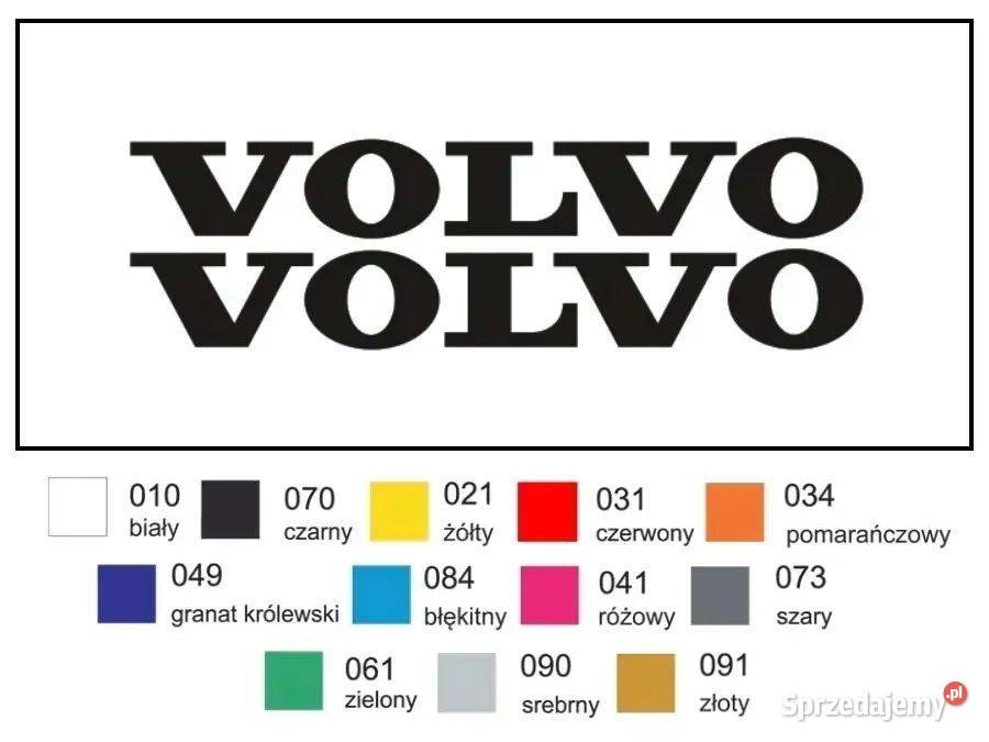 Naklejka wlepka VOLVO 49 2 Zamiennik