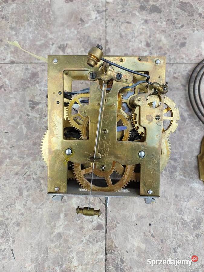 663 Mechanizm starego zegara ściennego Junghans Tczew sprzedam