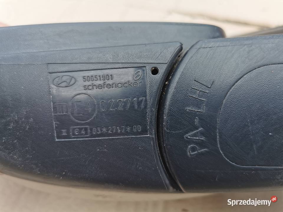 Lusterko lewe hyundai i10 3 pin 50051001 Międzychód sprzedam