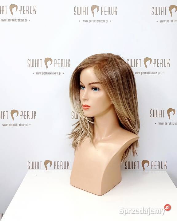 Półdługa termoodporna peruka syntetyczna świętokrzyskie Skarżysko-Kamienna sprzedam