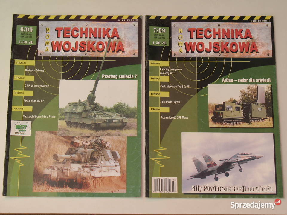 Technika Wojskowa 1 i 312 rocznik 1999 Wojsko i militaria Kraków sprzedam