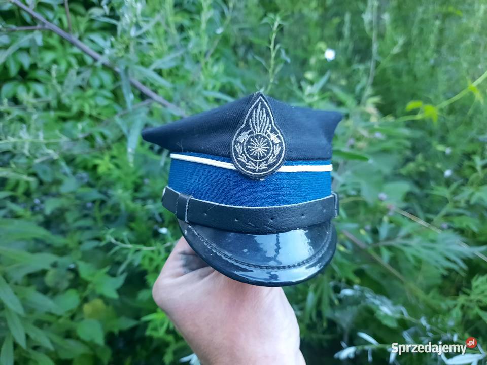 Czapka strażacka miniaturka pamiątkowa Pozostałe śląskie Częstochowa
