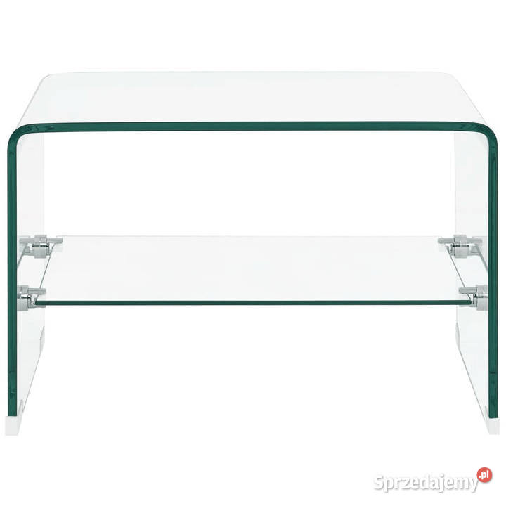 Stolik kawowy przezroczysty 50 x 45 x 33 szkło Warszawa