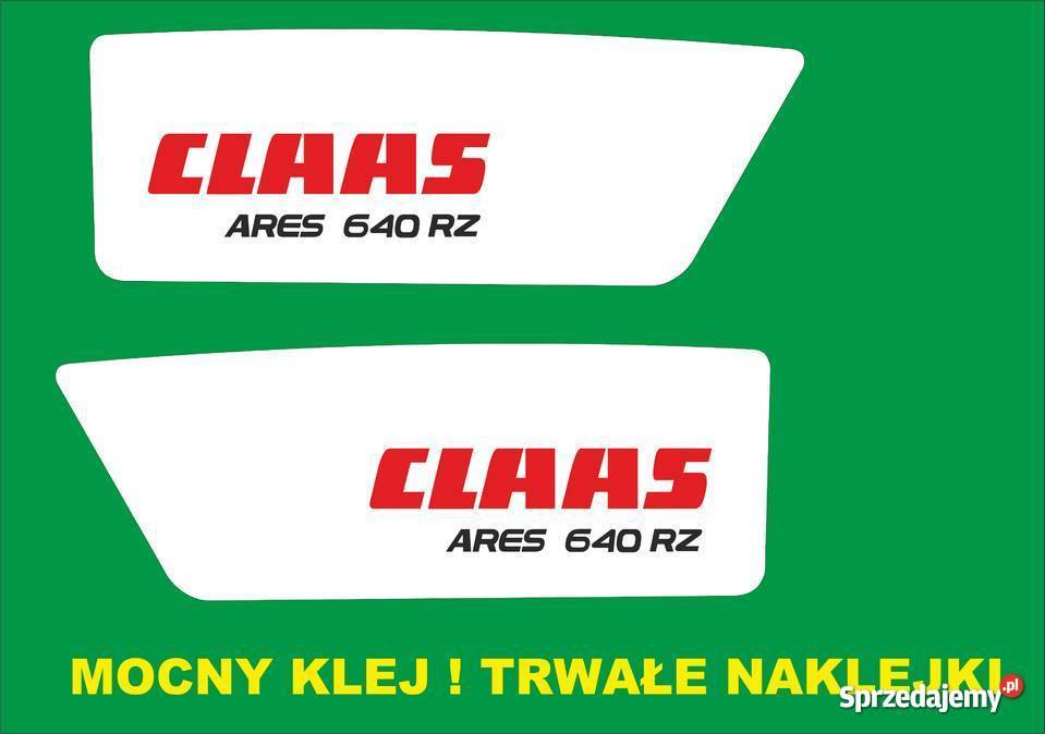 naklejki claas ares 640RZ kujawsko-pomorskie Jeżewo