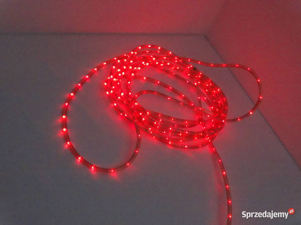 LED wąż świetlny 10 m czerwony do dekoracji Biłgoraj