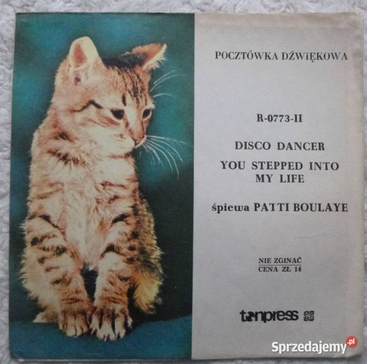 Pocztówka dźwiękowa 1979 Patti Boulaye mazowieckie