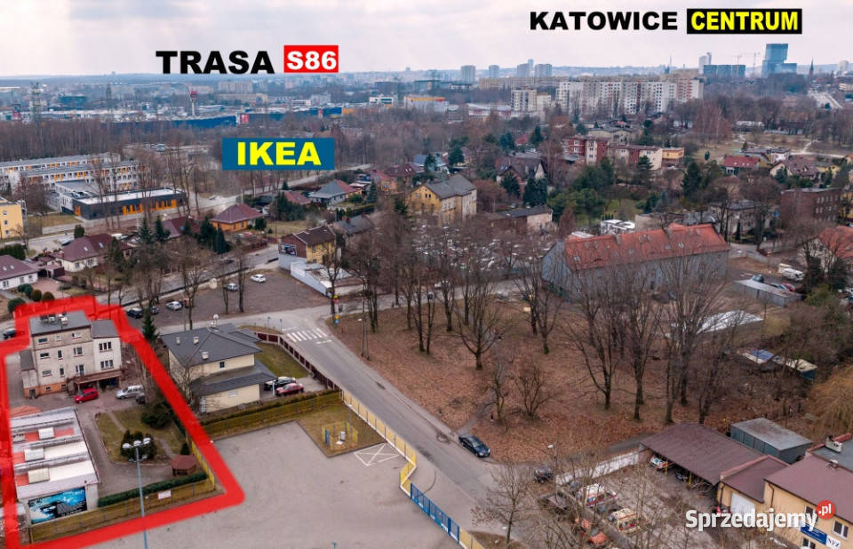 Dom i budynek usługowy niskie koszty użytkowania Katowice