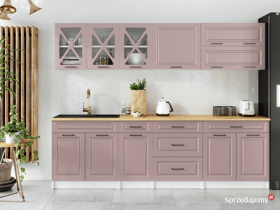 Kuchnia TURID 26 m BIAŁY MAT DENIM MAT