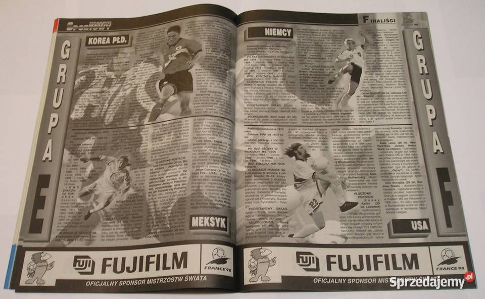 MAGAZYN SPORTOWY SKARB KIBICA MŚ 1998 Łódź sprzedam
