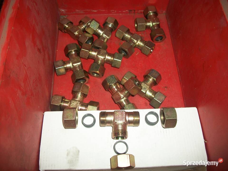 Złączka trójnik pod pierścień zacinający 16 mm Sklep