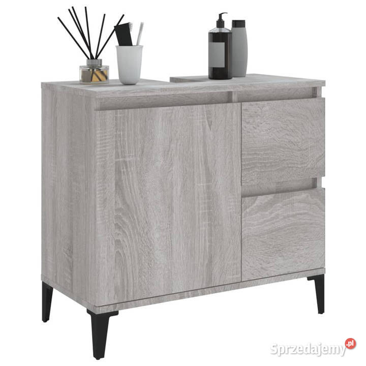 Szafka łazienkowa szary dąb sonoma 65x33x60 Warszawa