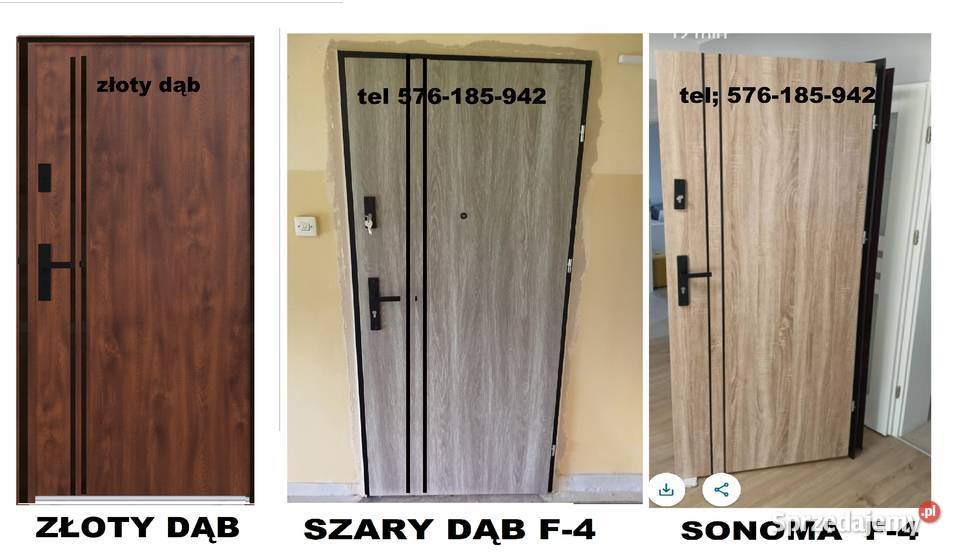 Drzwi wejściowe akustyczne zewnętrzne Drzwi zewnętrzne śląskie sprzedam