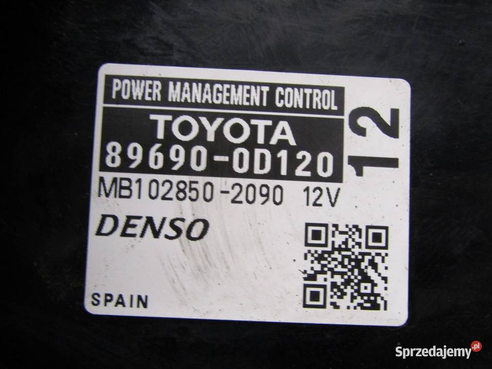 MODUŁ STEROWNIK PRZEKAŹNIK ENERGII TOYOTA YARIS