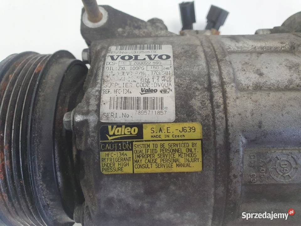 SPRĘŻARKA KLIMATYZACJI Volvo S80 II V70 III 24 osobowe Chełm