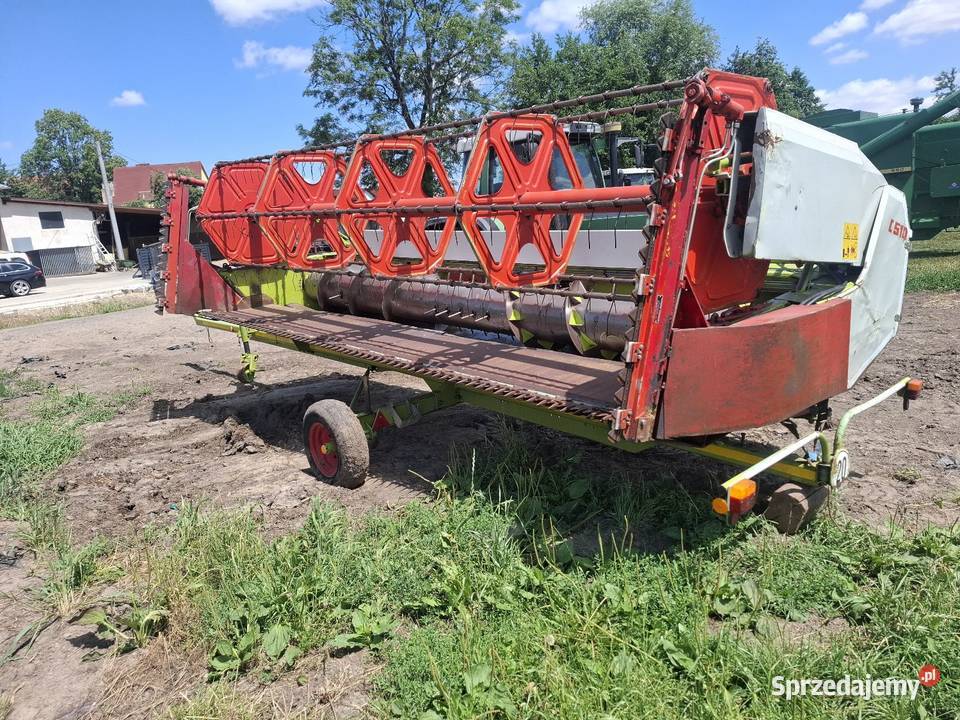 Heder Claas 51m z przysrawką do rzepaku nieuszkodzony Biała