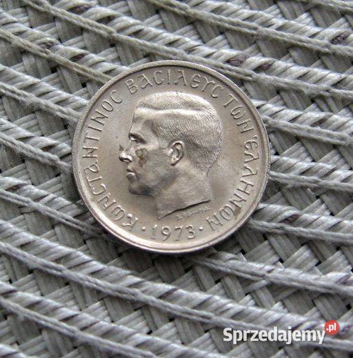 Grecja 50 Lepta 1973r Konstantyn II Kalisz