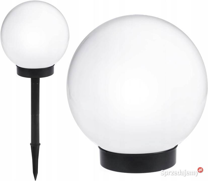 10 SZTUK Lampa ogrodowa solarna kula biała 15 z