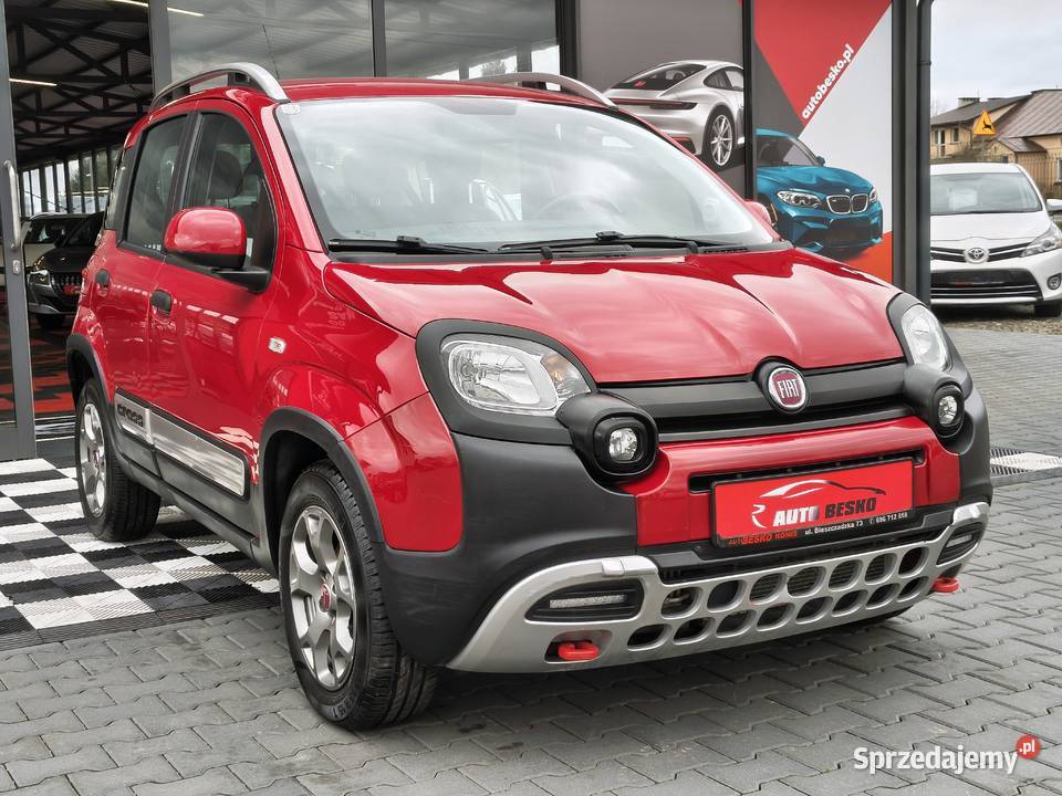 Fiat Panda Wersja Cross Napęd 4x4 2015r elektryczne szyby Zarszyn