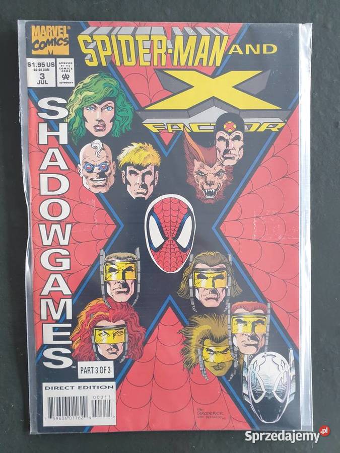 SpiderMan X Factor Shadow Games 3 komiksy Marvel Gdynia