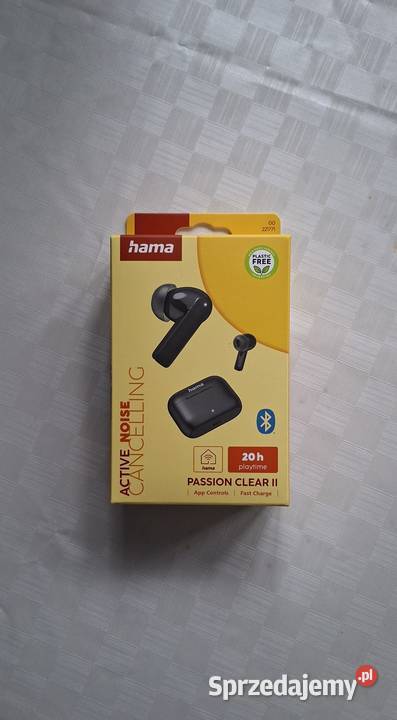 Słuchawki dokanałowe HAMA Passion Clear II ANC Małkinia Górna sprzedam