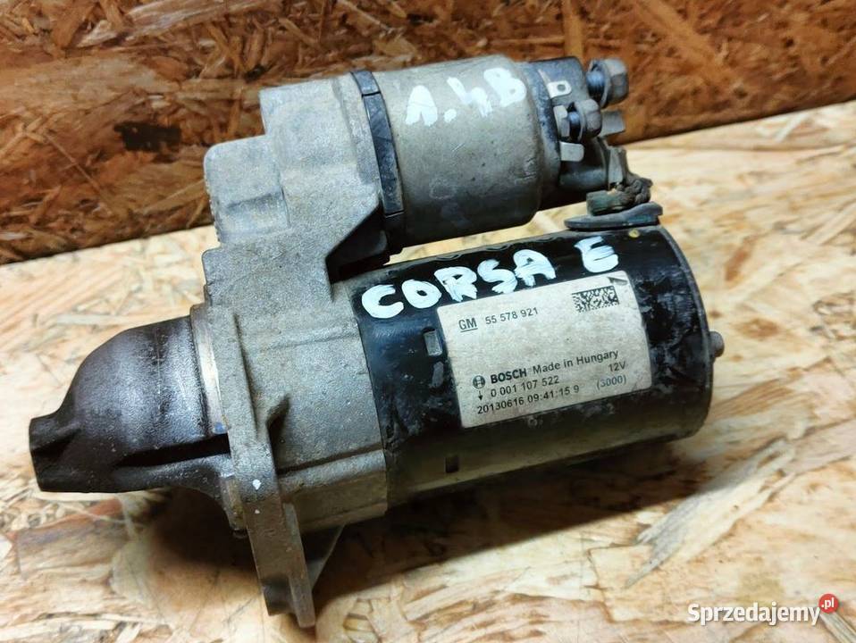 Rozrusznik Opel Corsa E 14 Benzyna 55578921 Pleszew sprzedam
