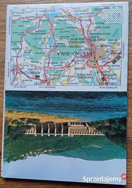 Gmina Czernichów mapa skala 125 000 sprzedam