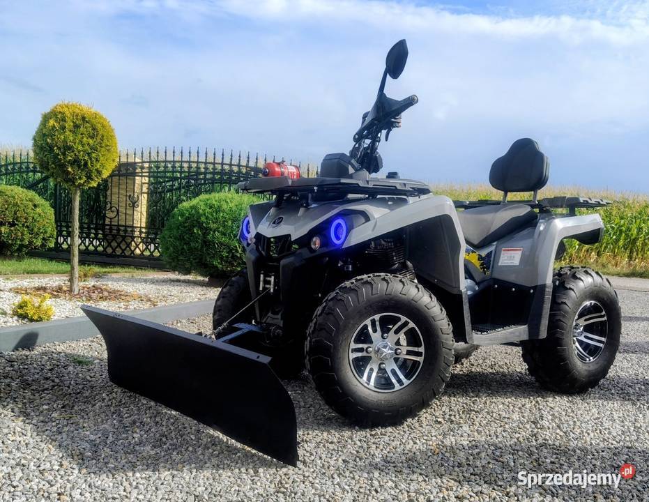 Quad Hummer 200cc 2024 Zarejestrowany z pługiem 3160km Loncin Lipnik