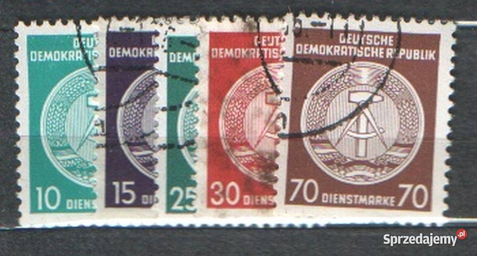 Zn Dopł NRD Mi 19 21 3 4 7x kas 1954 śląskie Gliwice