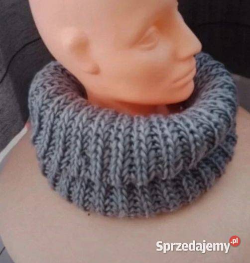 Komin szal damski szary Chrzanów