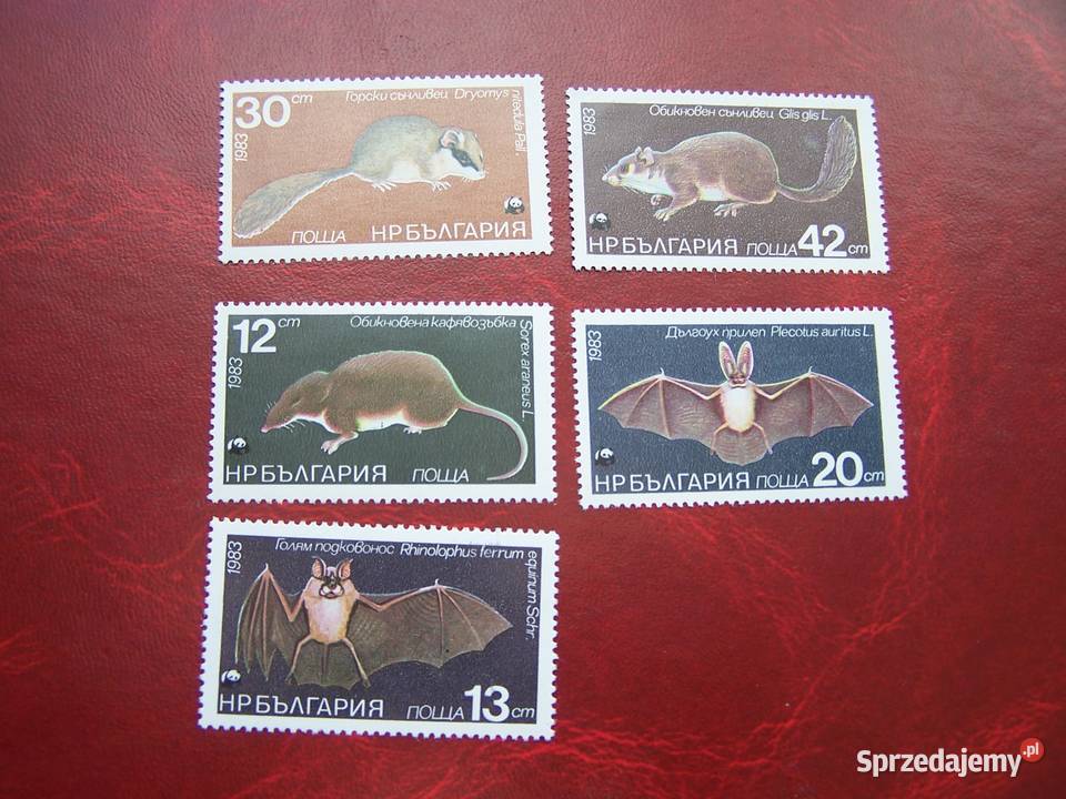 Bułgaria 1983 MNH Mi 323640 Fauna Zwierzęta Tychy