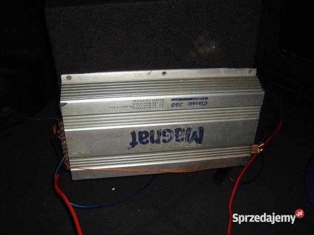 skrzynia basowa MAGNAT 1000W wzmacniacz MAGNAT Tczew sprzedam