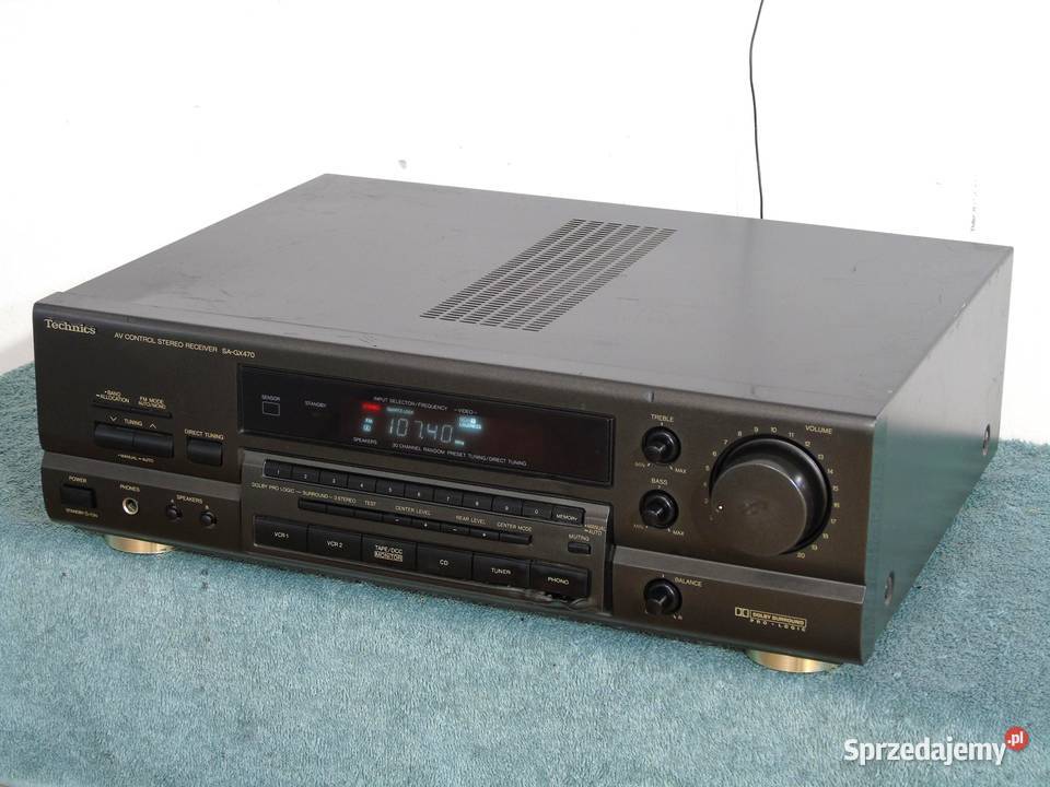 Wzmacniacz z radiem Technics SAGX 470 sprawny i