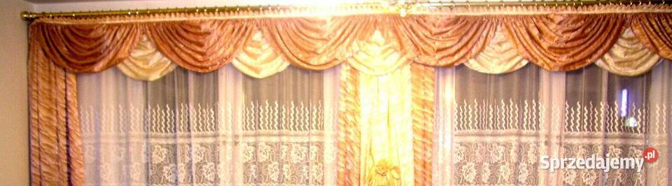 Zasłony z lambrekinem małopolskie