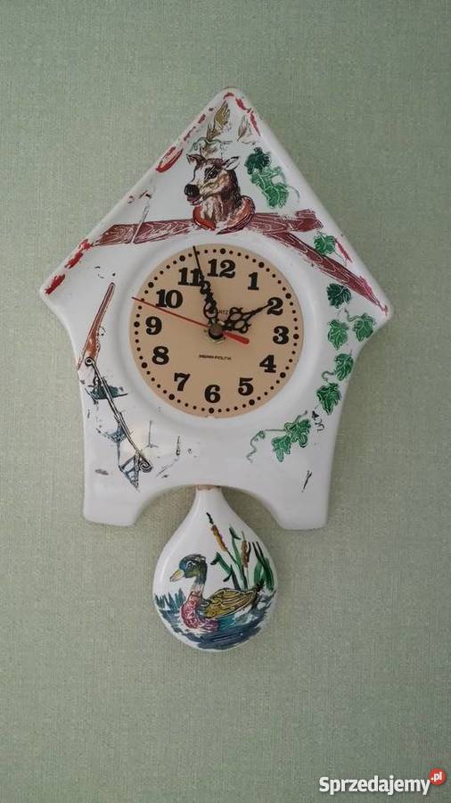 zegar ceramiczny malowany ręcznie Częstochowa