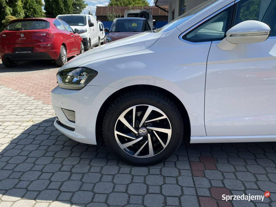 Volkswagen Golf Sportsvan 14 150 Highline Biała czujnik zmierzchu Tarnowskie Góry