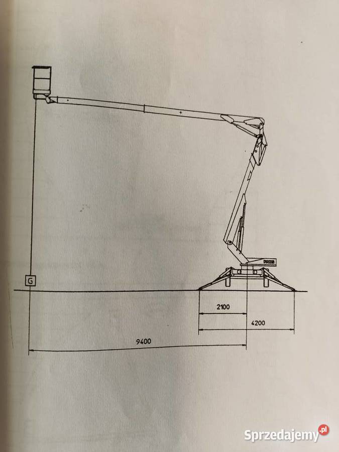 PODNOŚNIK KOSZOWY PAUS GT21A