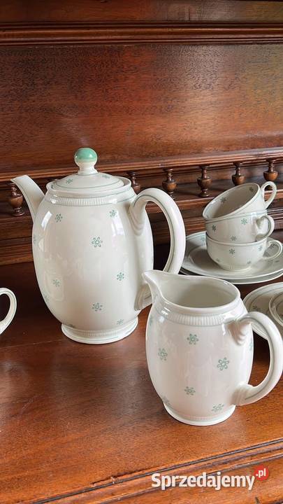 Filiżanka z talerzykiem Duża Bez sygnatury