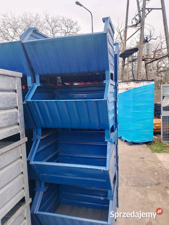 Pojemnik magazynowy metalowy z blachy stalowej dolnośląskie Głogówko