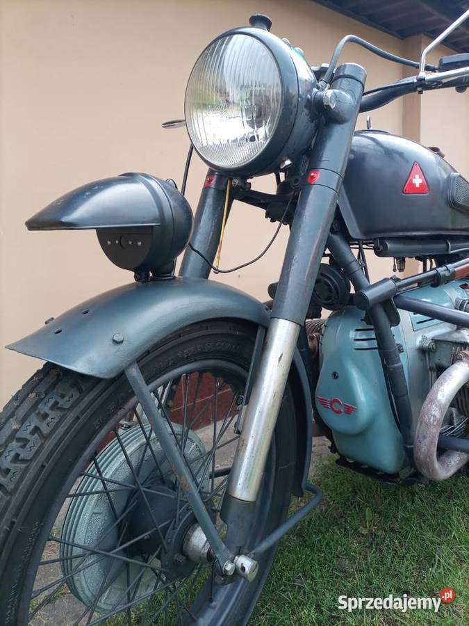 Szwajcarski Motocykl Wojskowy Condor A 580
