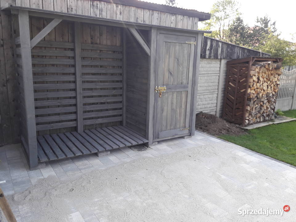 Drewutnia 2 x 11m narzędziówka 1 x 11m z dachem śląskie Kalety
