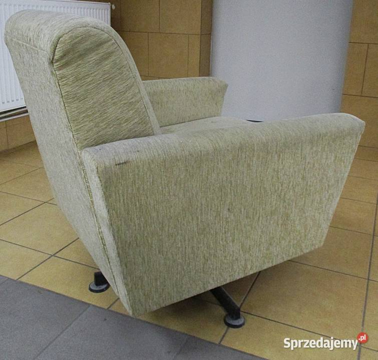 Stary Fotel Obrotowy PRL Nieporęt