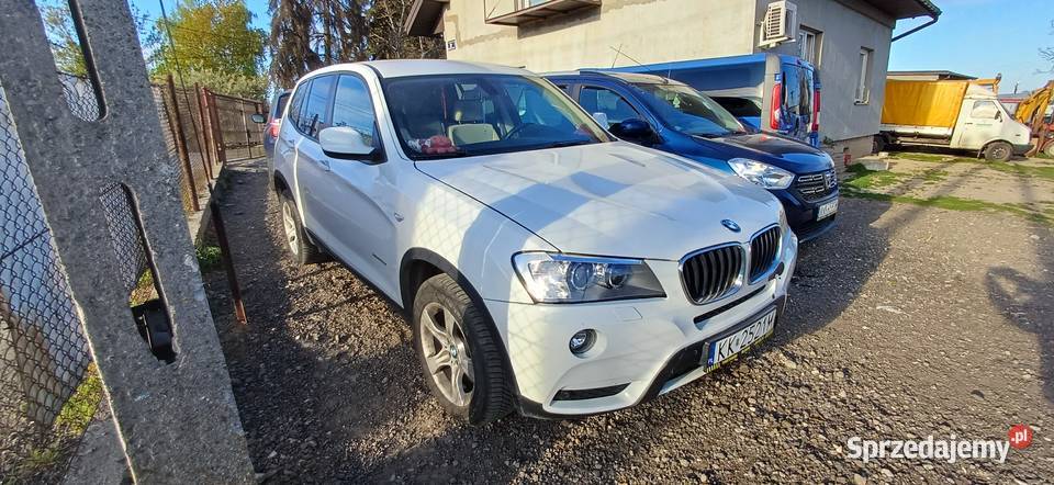 Bmw f25 x3 20diesel 184konie nieuszkodzony BMW Kraków