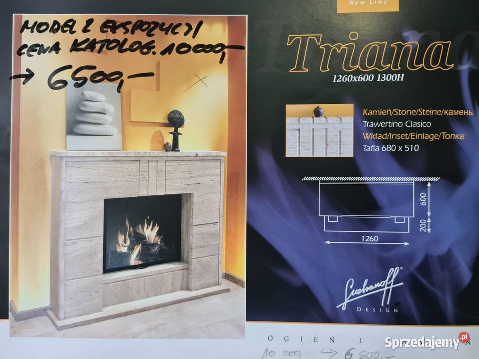 Obudowa kominek wyprzedaż magazynu Jełowa