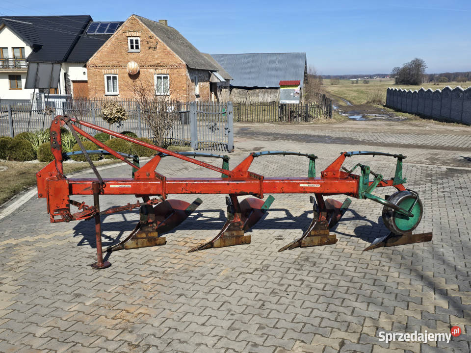 Pług 4 skibowy KVERNELAND K5 resor Pługi Baliki sprzedam
