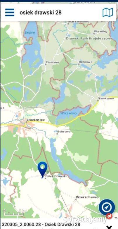 Działka budowlana z dostępnem do drogi RATY zachodniopomorskie