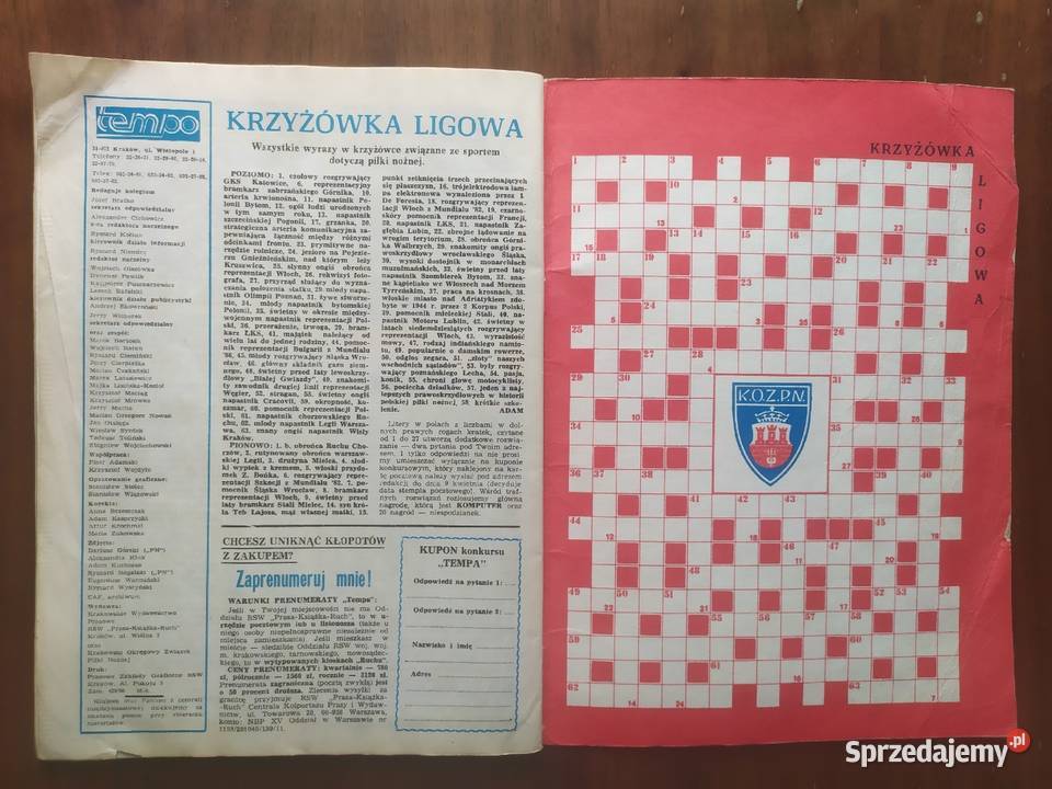 Skarb kibica liga polska wiosna 1988 Łódź