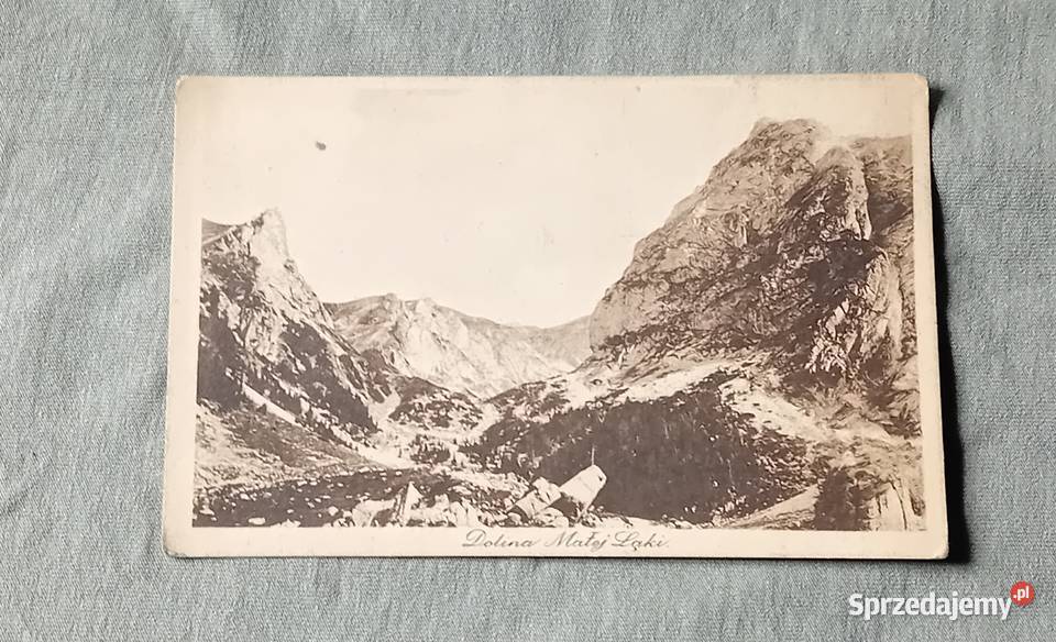 Pocztówka Tatry Dolina Małej Łąki Początek XX w Kolekcje wielkopolskie Koźminek