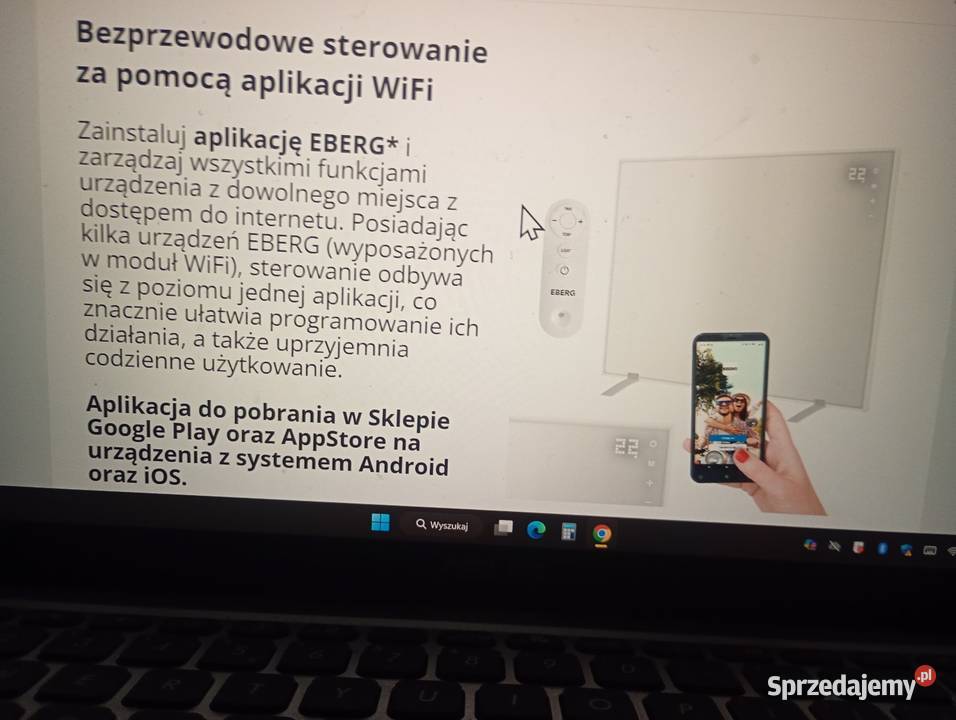 Grzejnik na podczerwień WiFi pilot 600watt Wrocław